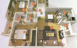 Three bedroom 140m2 Apartment